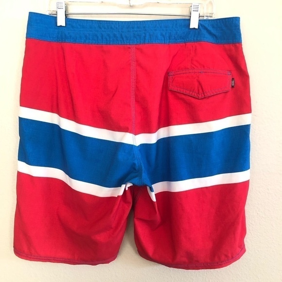 Vans Men's Off The Wall Stretch Ghost Trees Colorblock Board Shorts Size 34 - Picture 2 of 16